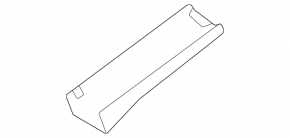 Rain sensor cover for Toyota Venza 21-24 black