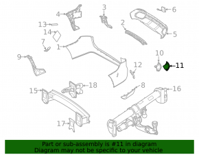 Right exhaust tip for Mercedes W167 GLE63 21-25 AMG