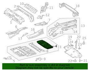 Mercedes X247 GLB 20-26 trunk trough