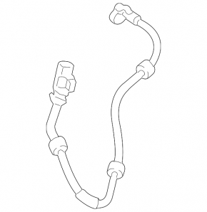 ABS sensor rear left Ford Fiesta 11-19