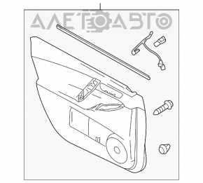 Door trim card front right Mazda3 MPS 09-13