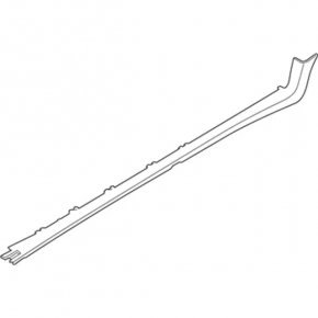 Left threshold for Ford Ecosport 18-22