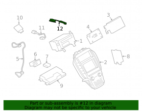 Ford Edge 15-18 Microphone