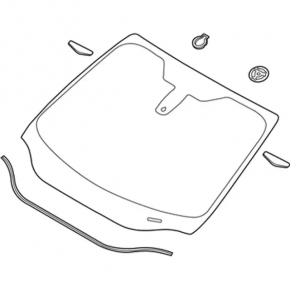 Ford C-max MK2 13-18 windshield