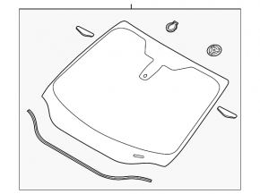 Ford C-max MK2 13-18 windshield