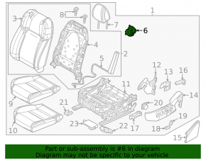 Mazda CX-50 23-25 Driver's Seat Back Blower