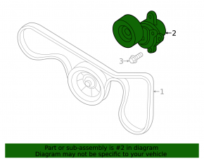Drive Belt Tensioner JX35 QX60 13-