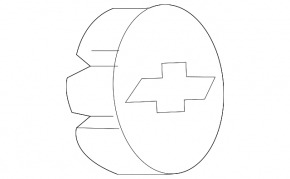 Center cap for Chevrolet Cruze 16-19 disk