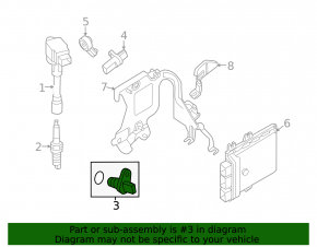 Nissan Altima 07-12 2.5 Crankshaft Position Sensor
