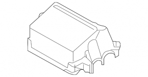 Nissan Versa 12-14 usa underhood fuse box cover