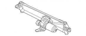 Windscreen wiper linkage with motor VW Taos 22-25