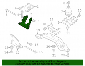 Subaru Outback 15-19 Engine Center Mount Bracket