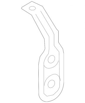 Front right wing bracket BMW 5 F10 11-16 rear second
