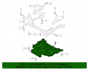 Front subframe strut strut Audi Q7 16-