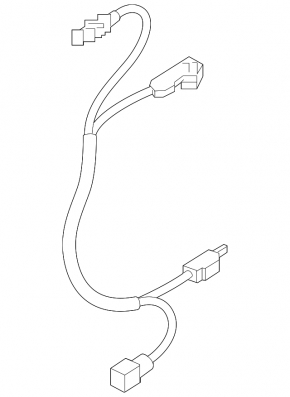 Audi Q8 19-23 front bumper wiring for 6 parking sensors
