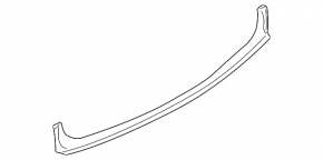 BMW X3 E83 trunk opening trim 03-10 2007-10, without aero pack
