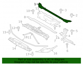 Upper TV bar for BMW 4 Series G22 G26 21-25