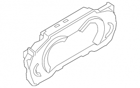 Instrument cluster BMW X3 G01 18-21 for projection