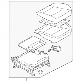 Subaru Legacy 15-19 Passenger Occupancy Sensor