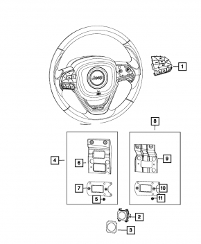 Jeep Cherokee KL 14-14 Radar Cruise
