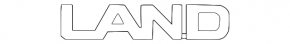 The LAND emblem on the Toyota Land Cruiser 24-26 trunk door