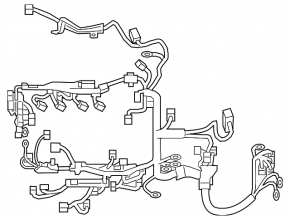 Toyota Camry V70 18-19 engine wiring