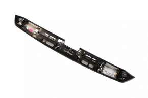 Trunk door molding Chevrolet Equinox 10-15 pre-rest, without emblem, chrome, under camera, scratch