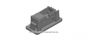 Chevrolet Malibu 16-23 trunk release button