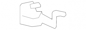 Rear left body tilt sensor Lexus LS460 LS600h 07-12 rwd