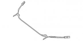 Mercedes W166 ML/GLE 12-19 hood release cable