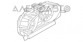 Instrument cluster Mazda3 MPS 09-13