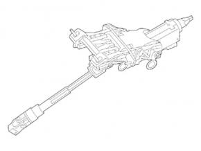 Steering column with universal joint for Ford Focus mk3 11-18