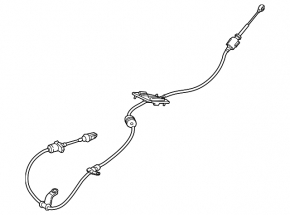 Gearbox cable automatic transmission Ford Fiesta 11-19