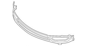Lincoln MKX 16- Front Bumper Lower Grille