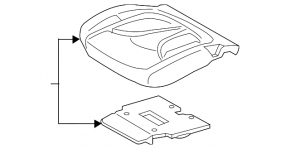 Lincoln MKC 15-19 passenger occupant sensor without airbag