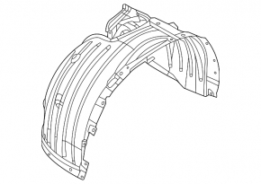 Front left fender liner Mazda CX-50 24-26