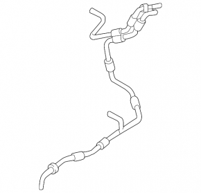 Vacuum pipe VW Passat b7 15-15 USA 2.0TDI