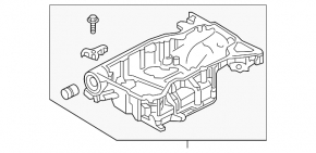 Oil pan Nissan Rogue Sport 17-22