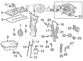 Intake manifold Toyota Solara 2.4 04-08