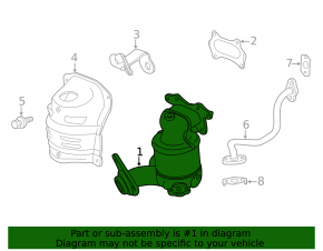 Honda CRZ 11-16 exhaust manifold with catalytic converter