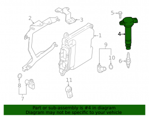 Ignition coil Mitsubishi Eclipse Cross 18-