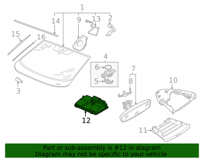 Volkswagen ID.4 23-25 lane keeping camera on the windshield