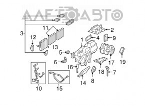 Heater assembly Mercedes W221