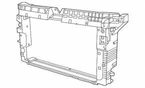 TV radiator panel VW Taos 22-25