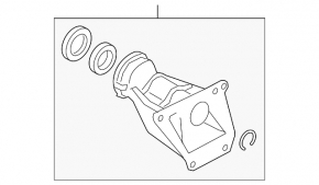 BMW X5 F15 14-18 4.4T AWD Front Axle Bracket