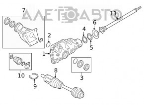 BMW X5 F15 14-18 4.4T AWD Front Axle Bracket