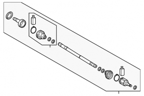 Rear right axle drive for Hyundai Kona 18-23 AWD