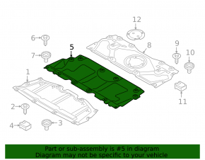Front engine guard BMW 3 G20 19- RWD