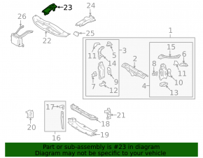 Engine cover right Lexus GS300 GS350 GS430 06-11