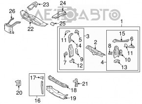Engine cover right Lexus GS300 GS350 GS430 06-11